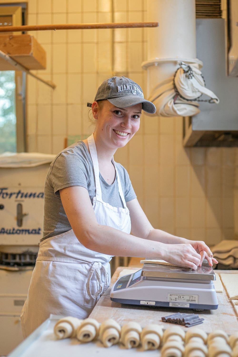 Konditormeisterin Josie in der backstube
